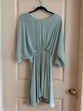 Mint Dolman Sleeve mini Dress